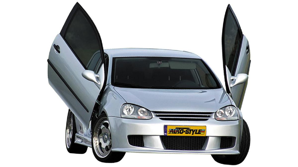 Grille+sans+logo+sur+mesure+pour+Volkswagen+Golf+V+2003-2008+excl.+GTi%2FR32